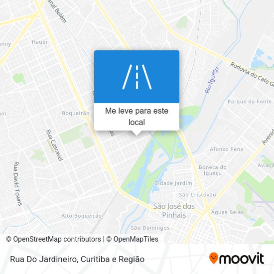 Rua Do Jardineiro mapa