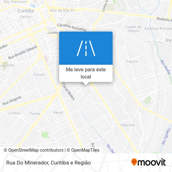 Rua Do Minerador mapa