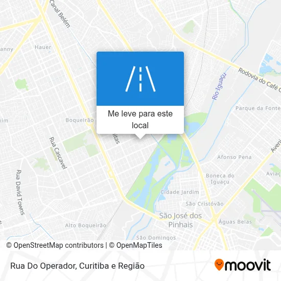 Rua Do Operador mapa