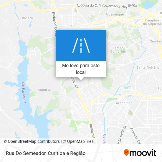 Rua Do Semeador mapa
