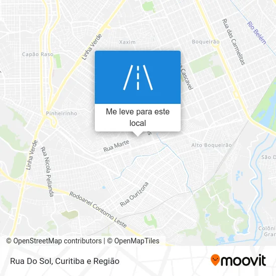 Rua Do Sol mapa