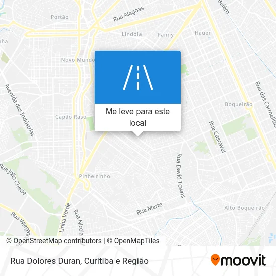 Rua Dolores Duran mapa