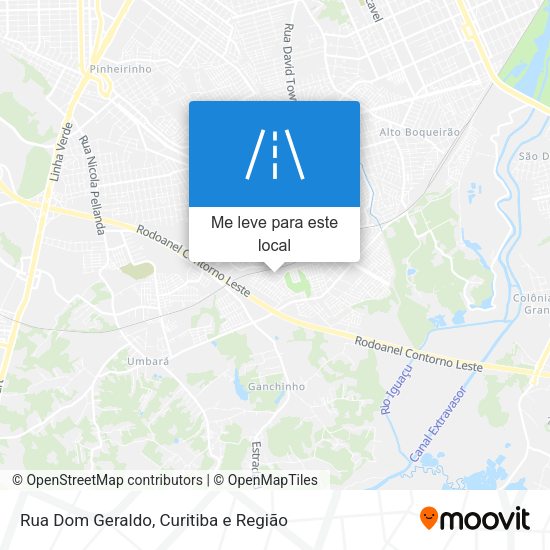 Rua Dom Geraldo mapa