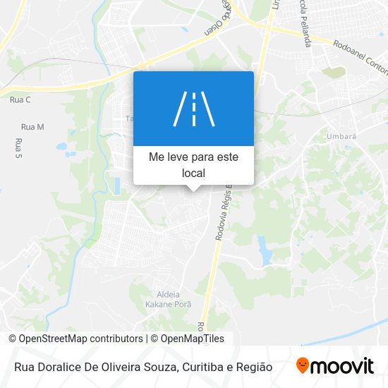 Rua Doralice De Oliveira Souza mapa