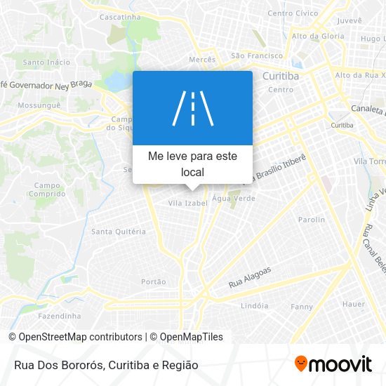 Rua Dos Bororós mapa