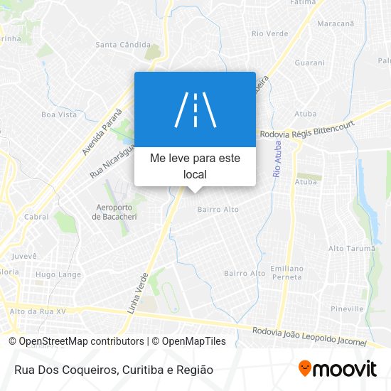 Rua Dos Coqueiros mapa