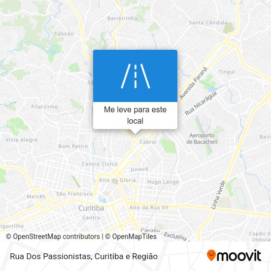 Rua Dos Passionistas mapa