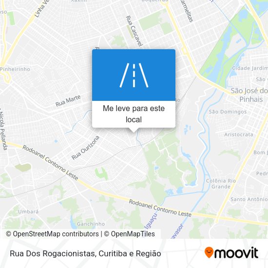 Rua Dos Rogacionistas mapa