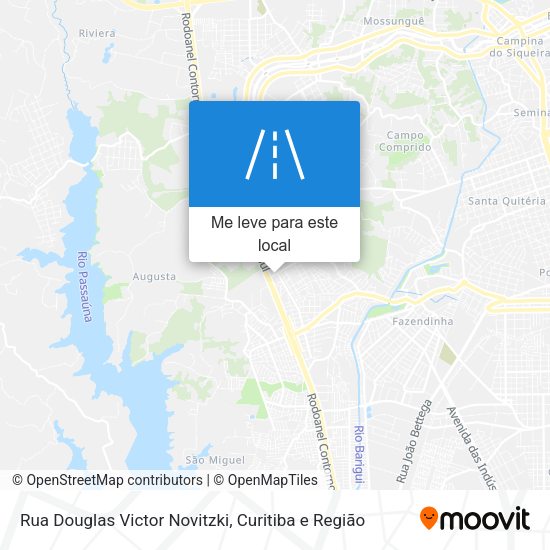 Rua Douglas Victor Novitzki mapa