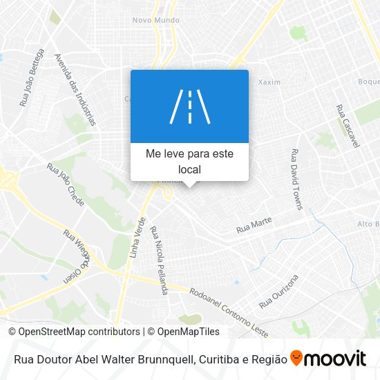 Rua Doutor Abel Walter Brunnquell mapa