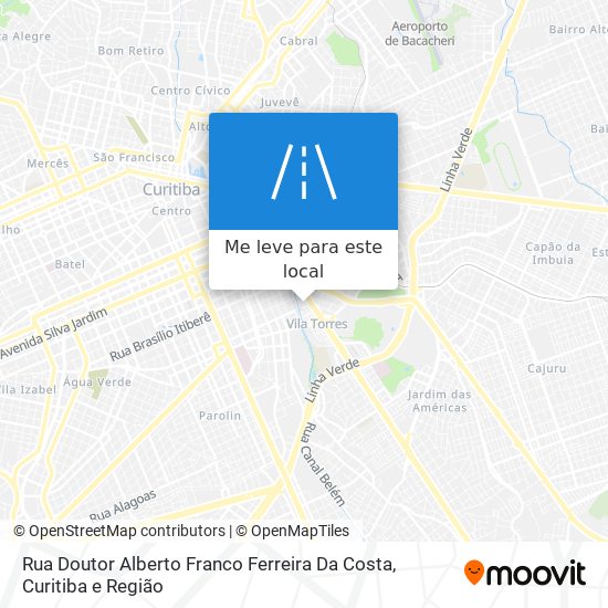 Rua Doutor Alberto Franco Ferreira Da Costa mapa