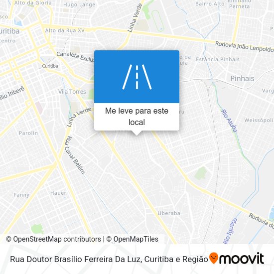 Rua Doutor Brasílio Ferreira Da Luz mapa