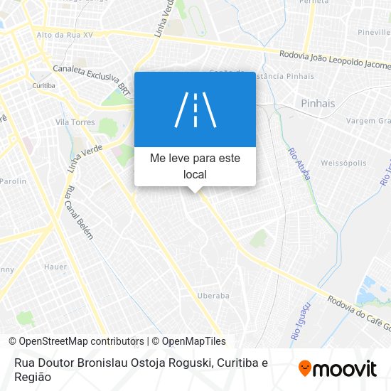 Rua Doutor Bronislau Ostoja Roguski mapa