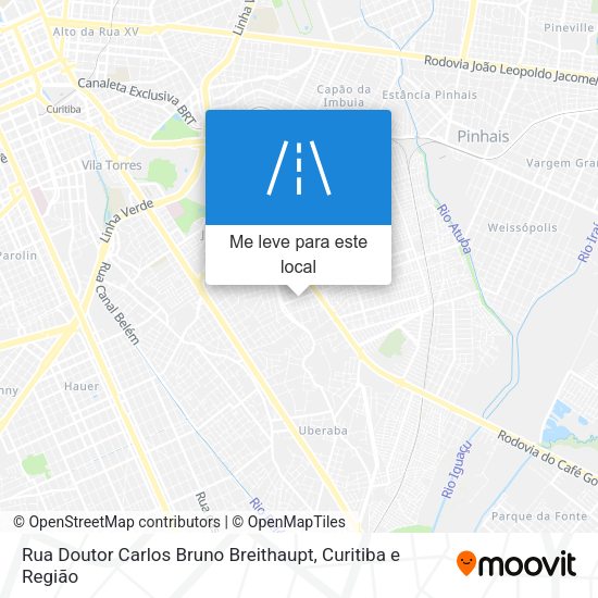 Rua Doutor Carlos Bruno Breithaupt mapa