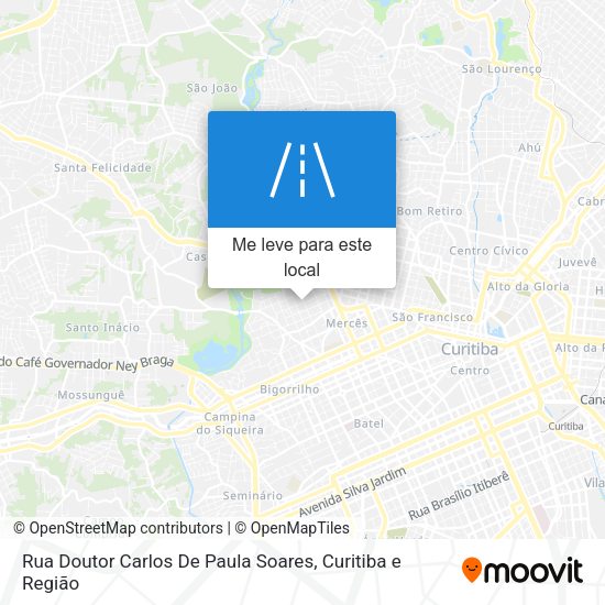 Rua Doutor Carlos De Paula Soares mapa