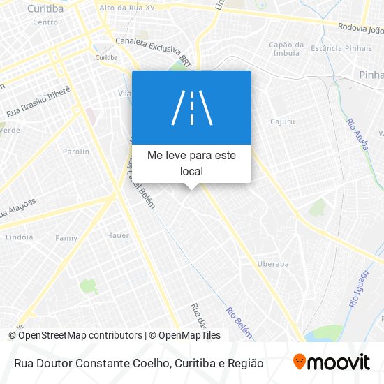 Rua Doutor Constante Coelho mapa