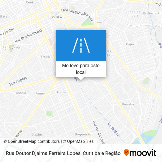 Rua Doutor Djalma Ferreira Lopes mapa