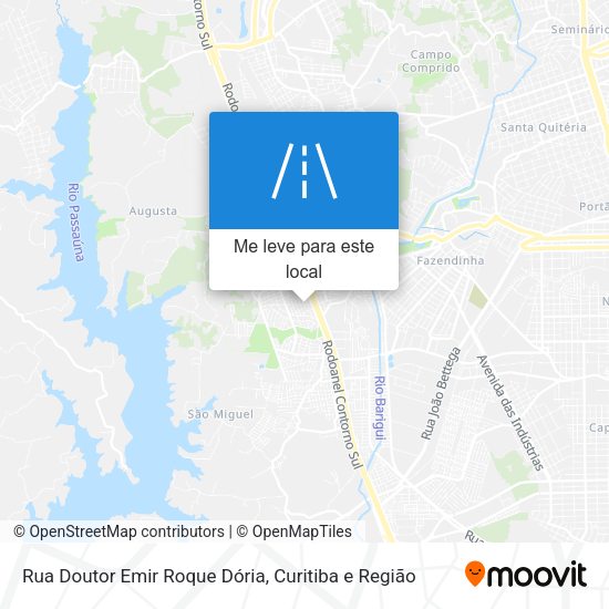 Rua Doutor Emir Roque Dória mapa