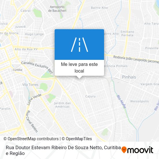 Rua Doutor Estevam Ribeiro De Souza Netto mapa