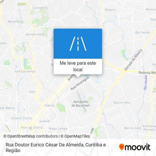 Rua Doutor Eurico César De Almeida mapa