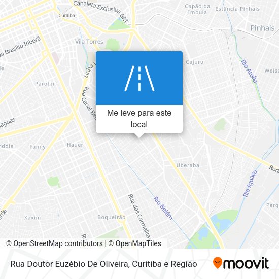 Rua Doutor Euzébio De Oliveira mapa