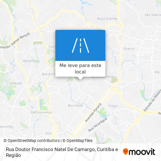 Rua Doutor Francisco Natel De Camargo mapa