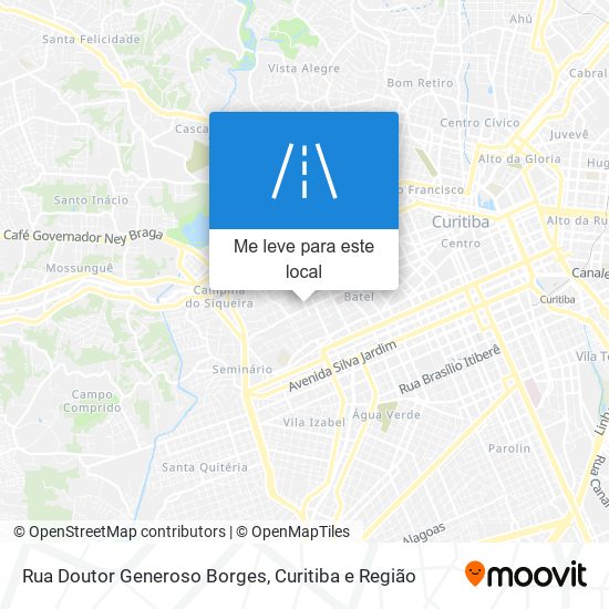 Rua Doutor Generoso Borges mapa