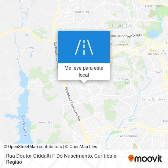 Rua Doutor Giddalti F Do Nascimento mapa