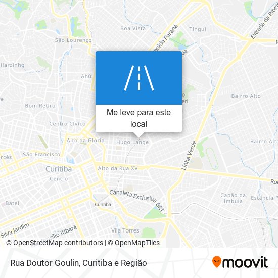 Rua Doutor Goulin mapa