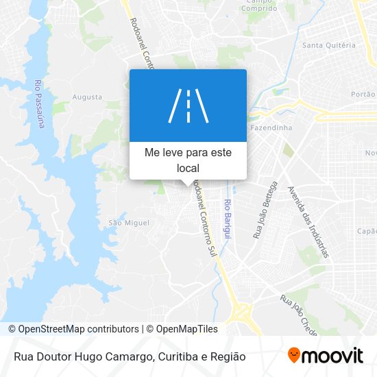 Rua Doutor Hugo Camargo mapa