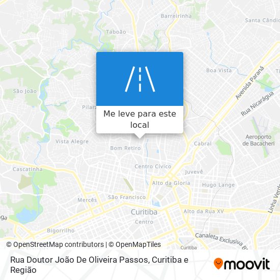 Rua Doutor João De Oliveira Passos mapa
