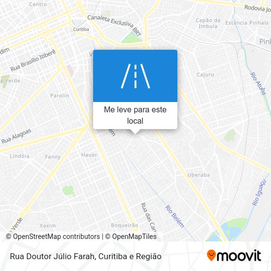 Rua Doutor Júlio Farah mapa