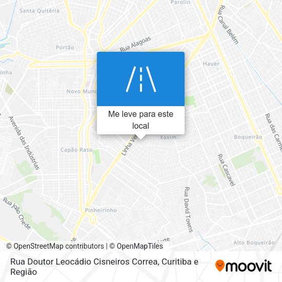Rua Doutor Leocádio Cisneiros Correa mapa