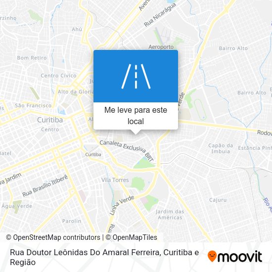 Rua Doutor Leônidas Do Amaral Ferreira mapa