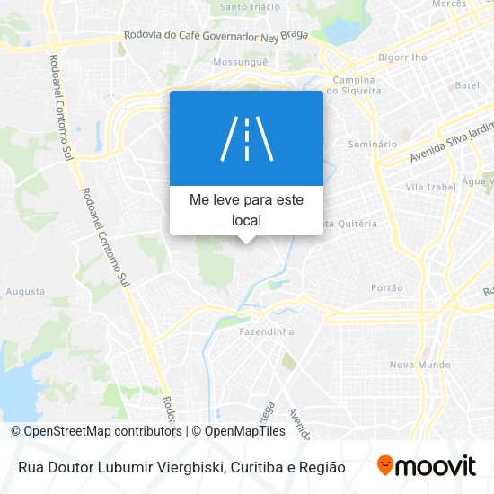 Rua Doutor Lubumir Viergbiski mapa