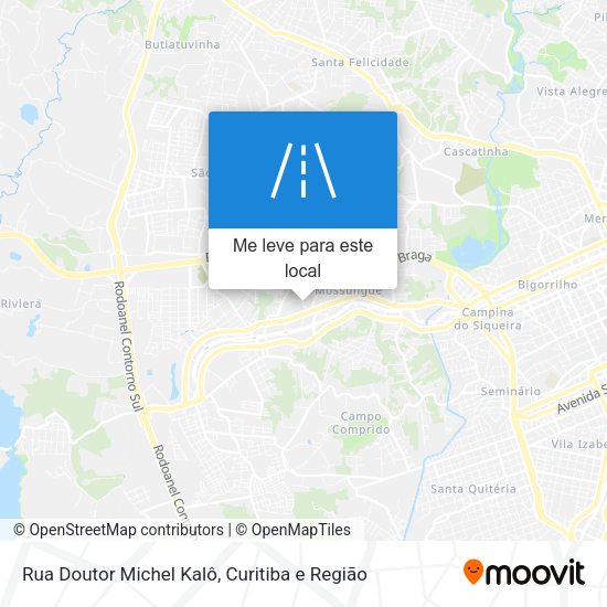 Rua Doutor Michel Kalô mapa