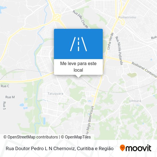 Rua Doutor Pedro L N Chernoviz mapa