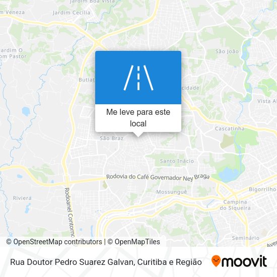 Rua Doutor Pedro Suarez Galvan mapa