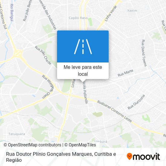 Rua Doutor Plínio Gonçalves Marques mapa