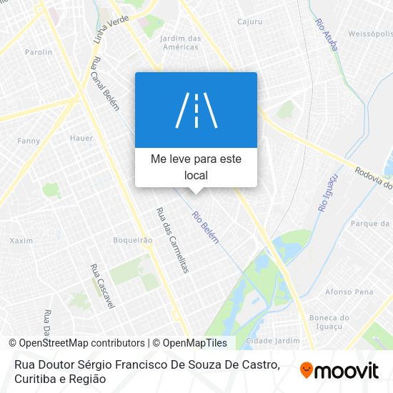 Rua Doutor Sérgio Francisco De Souza De Castro mapa