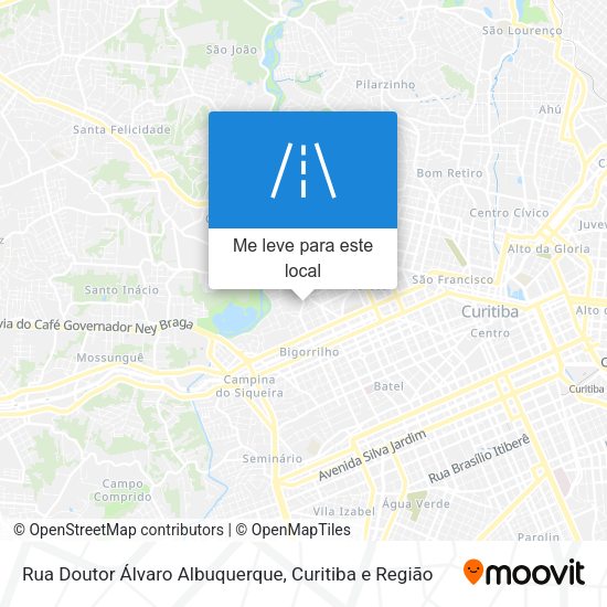 Rua Doutor Álvaro Albuquerque mapa