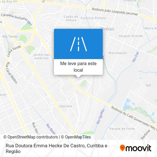 Rua Doutora Emma Hecke De Castro mapa