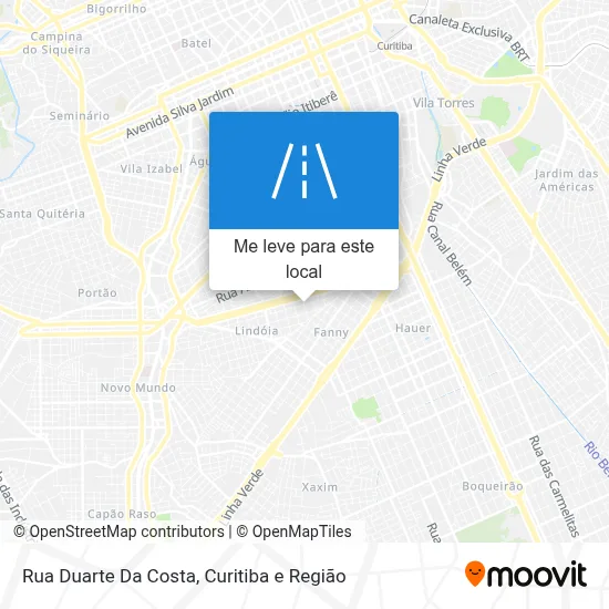 Rua Duarte Da Costa mapa