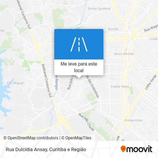 Rua Dulcídia Ansay mapa