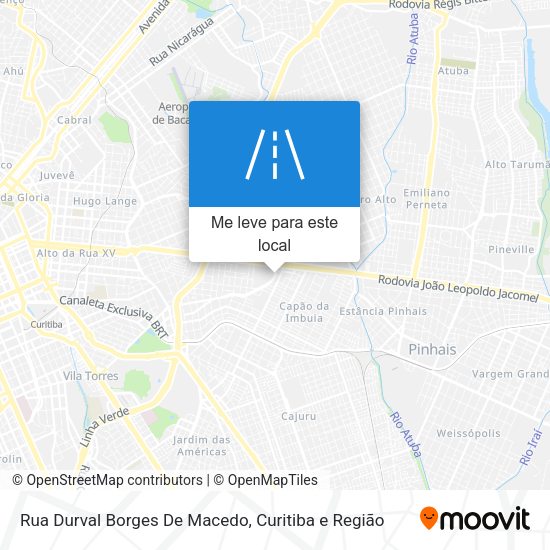 Rua Durval Borges De Macedo mapa