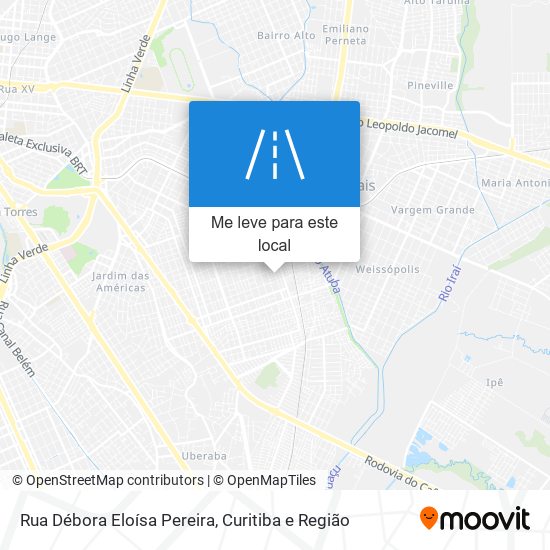 Rua Débora Eloísa Pereira mapa
