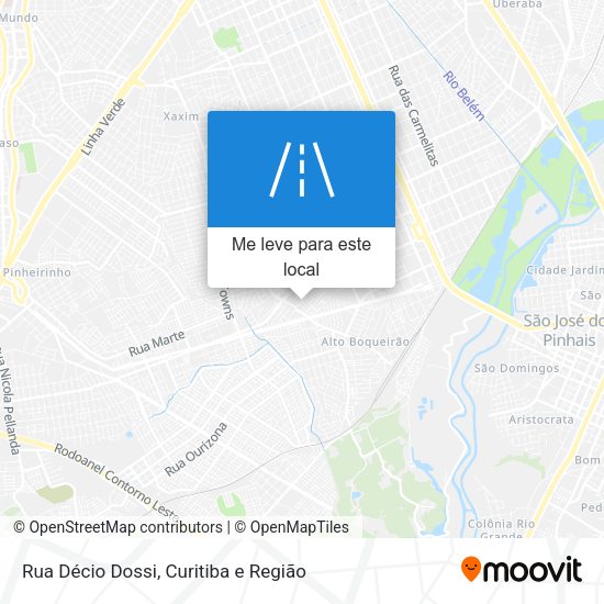 Rua Décio Dossi mapa