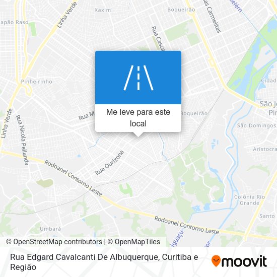 Rua Edgard Cavalcanti De Albuquerque mapa