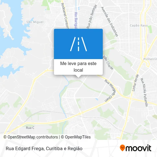 Rua Edgard Frega mapa