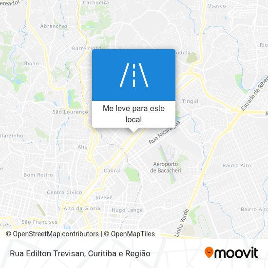 Rua Edilton Trevisan mapa
